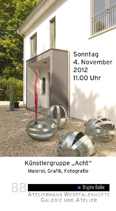 Flyer Künstlergruppe „Acht“